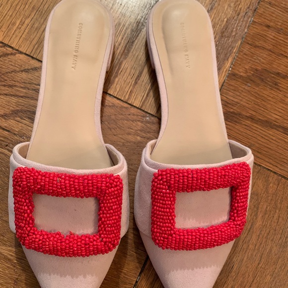 Something Navy Pink Mules - Picture 3 of 5